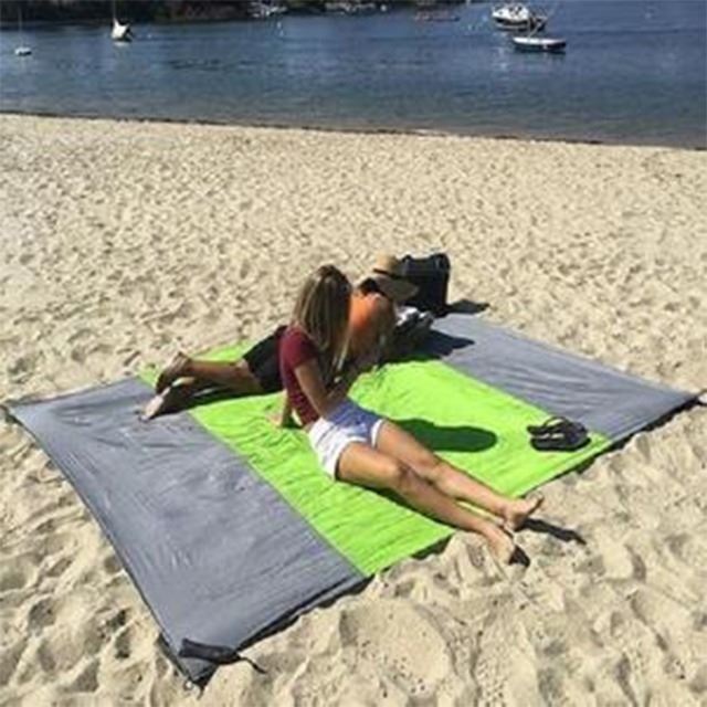 Stranddeken 5-8 volwassenen, waterdicht en zanddicht