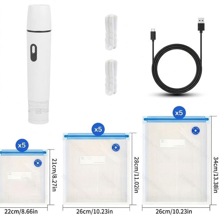 Appareil sous-vide Siolite : prolongez la vie de vos aliments, préservez la fraîcheur et faites des économies.