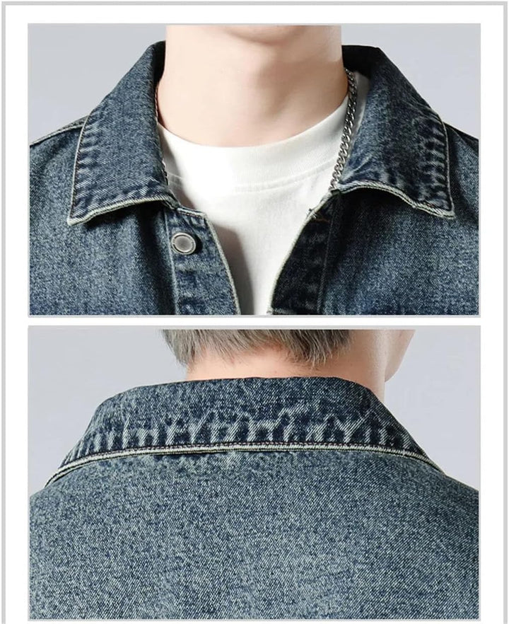 Veste en Denim Homme - Style Tendance - Confort