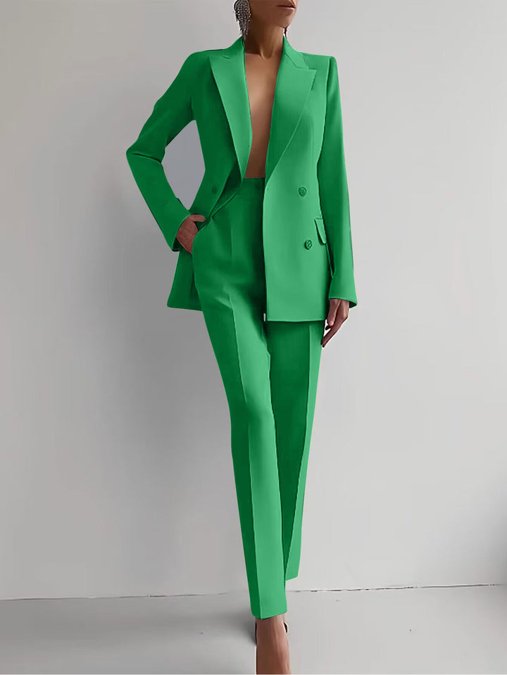 Conjunto elegante para mujeres - Blazer y Pantalón Slim