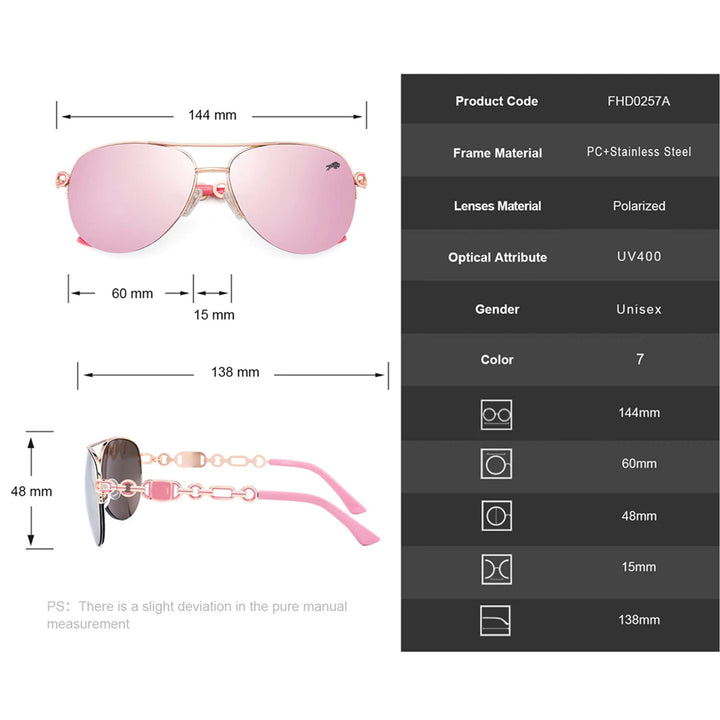 BUBI Lunettes polarisantes pour femmes Ver 10 NF