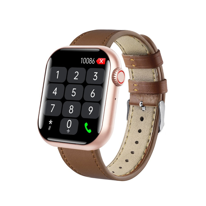 Smartwatch étanche sport, avec suivi cardiaque, O2 et sommeil. Appels Bluetooth.