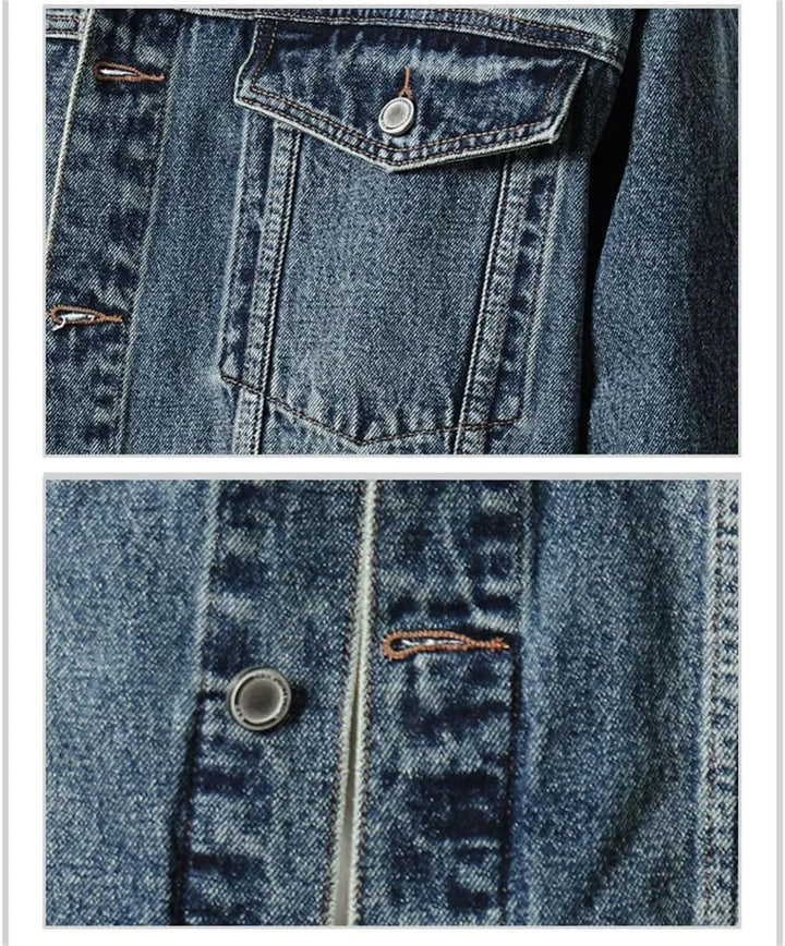 Veste en Denim Homme - Style Tendance - Confort