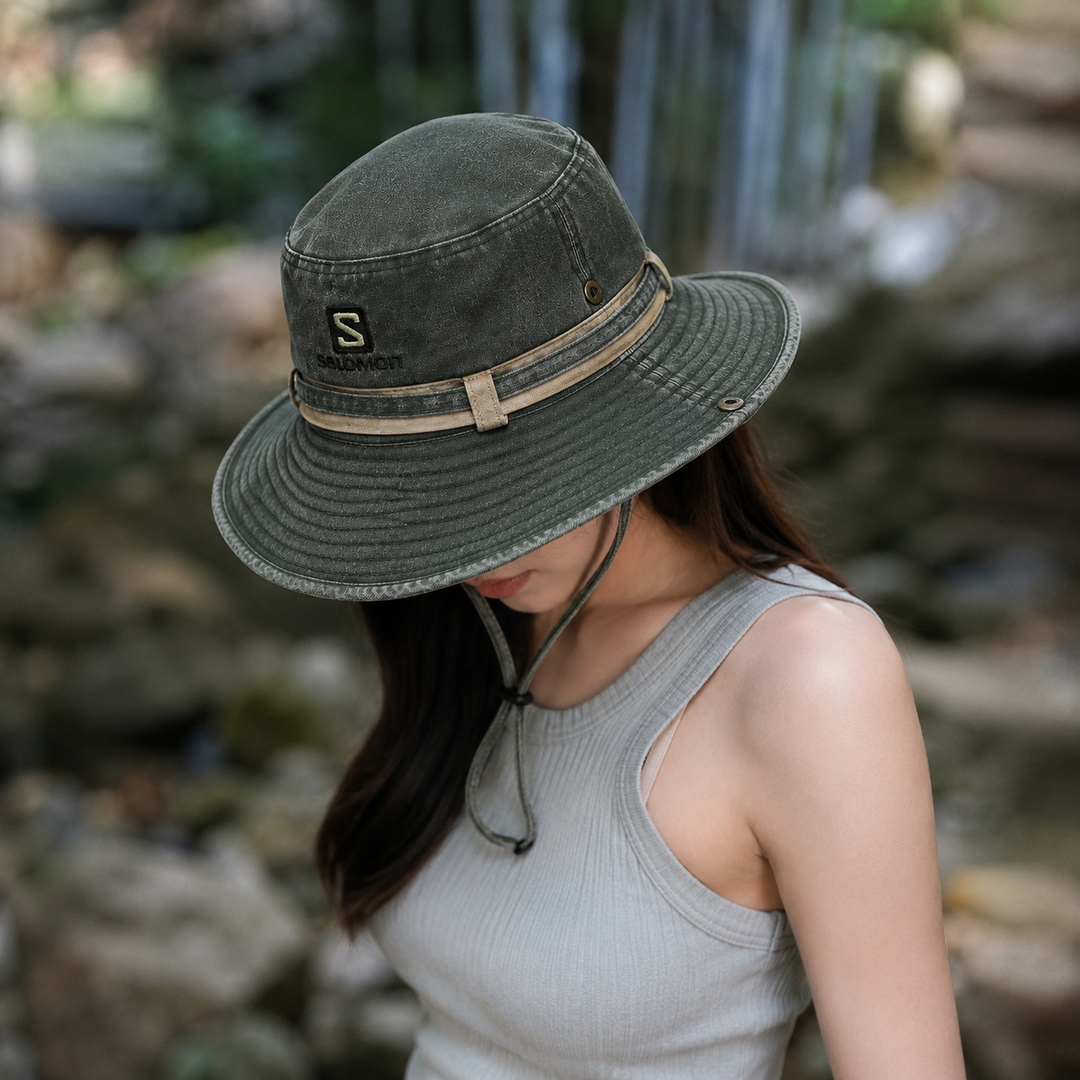 Chapeau Anti-UV Réglable - Protection Solaire pour Femme