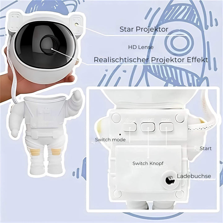 Kinderastronaut projectorlamp