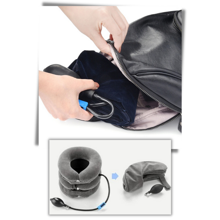 Minerve gonflable pour soutien des cervicales - Ozerty