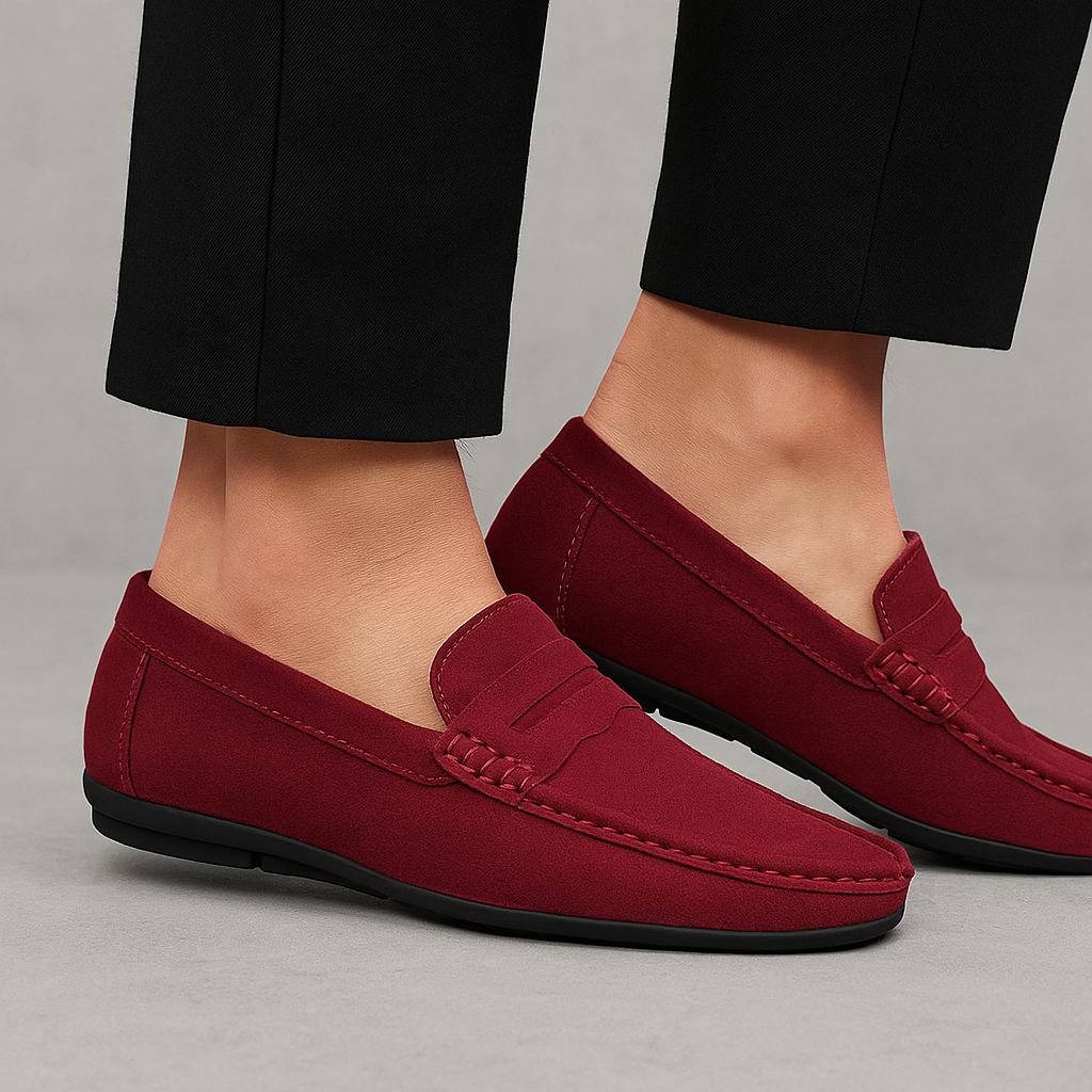 Mocassins hommes élégants slip-on, parfaites pour un style casual chic et le confort quotidien.
