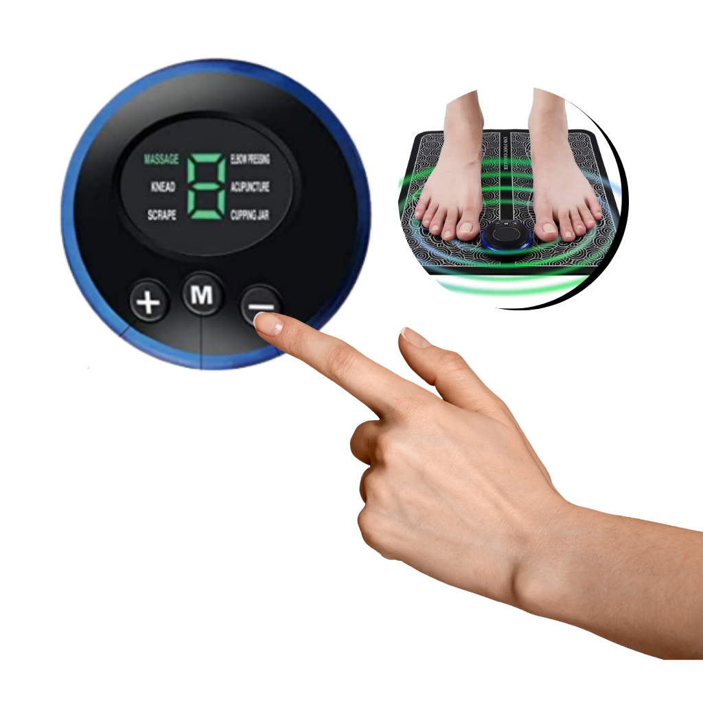 Ergonomische tragbare elektrische Fußmassagegerät EMS