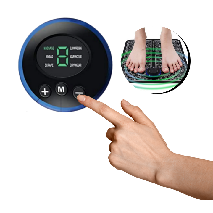 Ergonomische tragbare elektrische Fußmassagegerät EMS