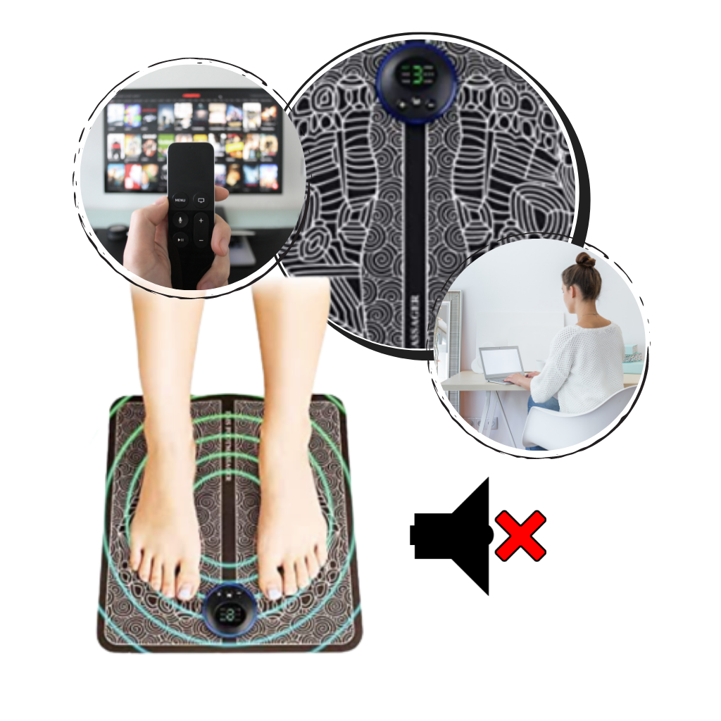 Ergonomische tragbare elektrische Fußmassagegerät EMS