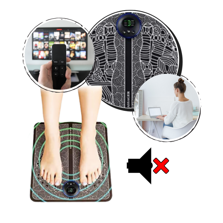 Ergonomische tragbare elektrische Fußmassagegerät EMS