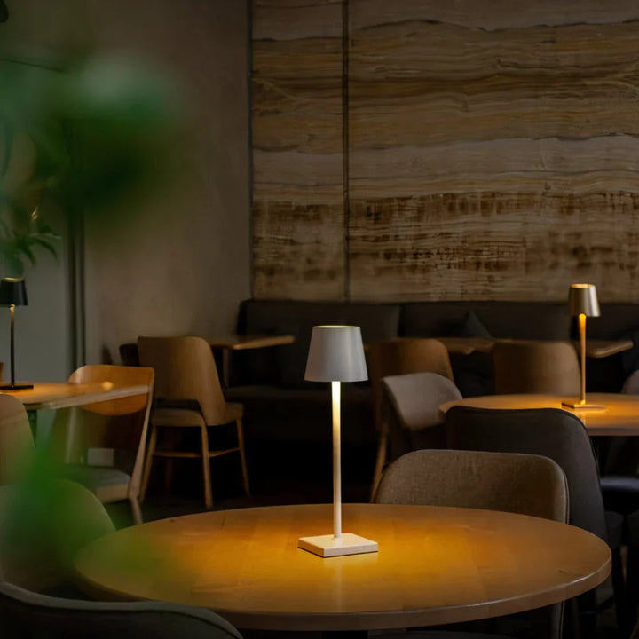 Lampe d'ambiance LED rechargeable, sans fil, avec fonction tactile pour réglage facile.