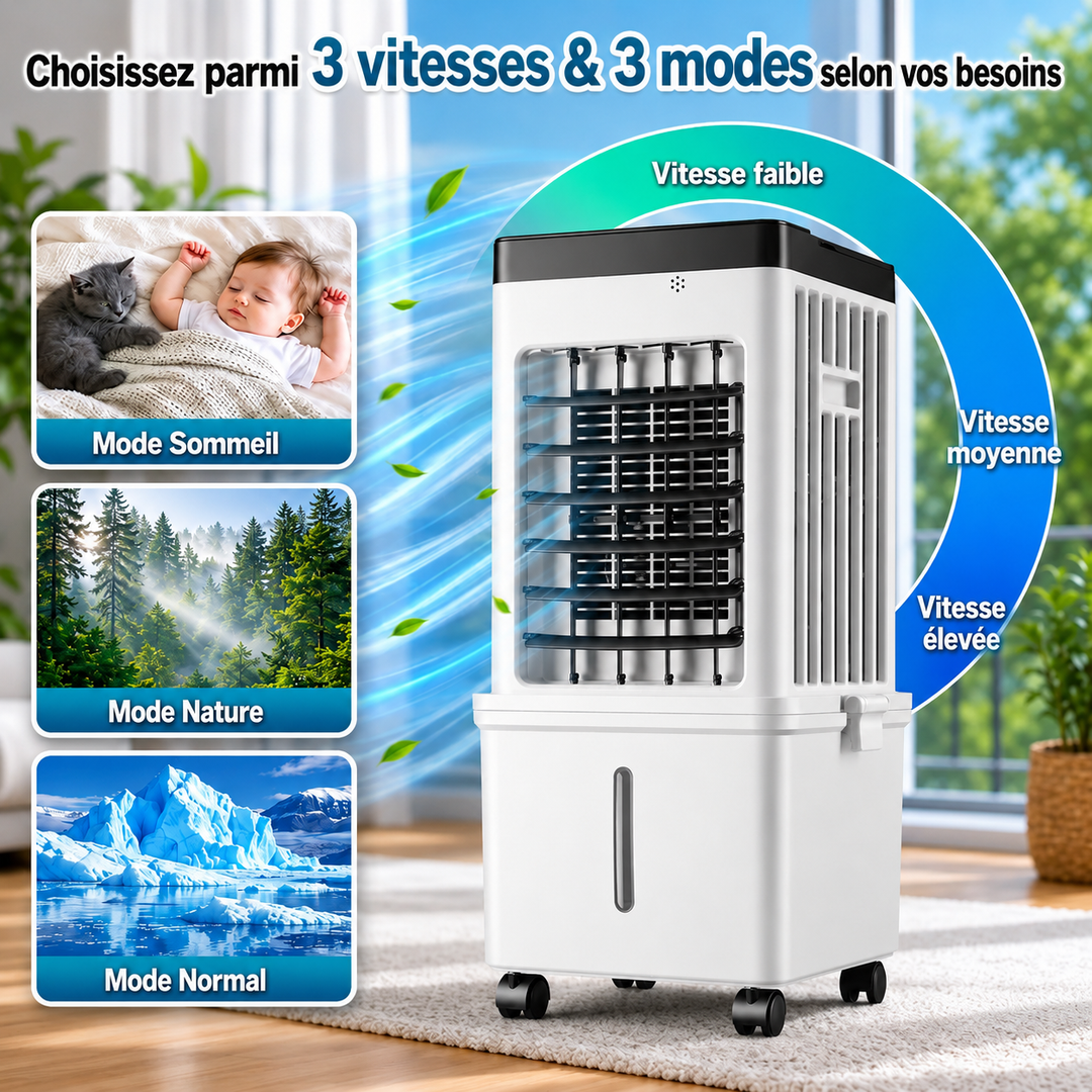 Climatiseur Portable Sans Fenêtre | Fraîcheur Instantanée