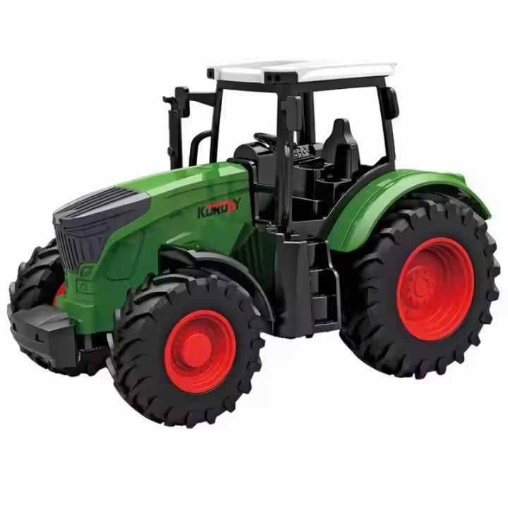 Tracteur Télécommandé - Jouet RC de Ferme Métal pour Enfants