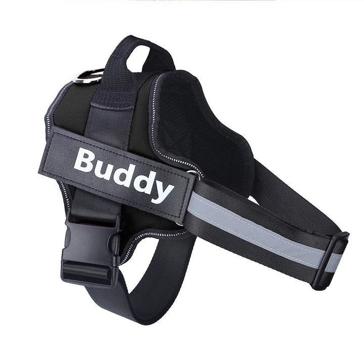 Harnais Anti-Traction pour Chien Personnalisable et Réfléchissant