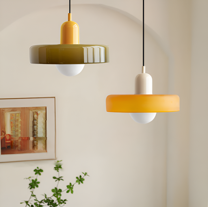 Moderne Glas-Hängelampe