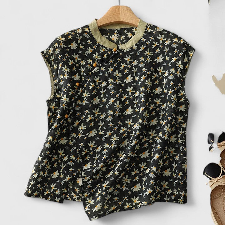 Haut élégant et polyvalent pour femme, indispensable pour une garde-robe chic et moderne. Confortable et tendance.