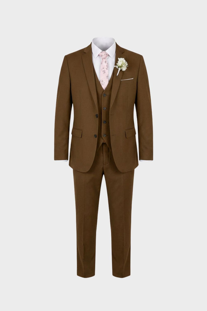 Costume homme 3 pièces chic, gilet, pour mariages, dîners, occasions spéciales.