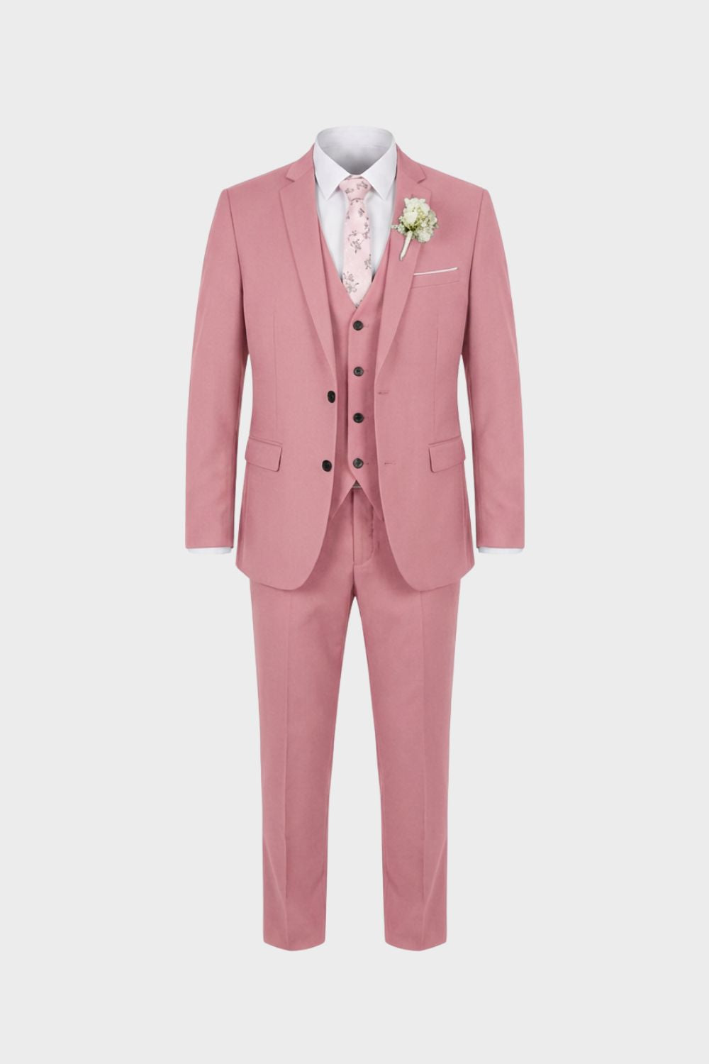 Costume homme 3 pièces, gilet, pour affaires, mariage ou cérémonie. Style polyvalent.