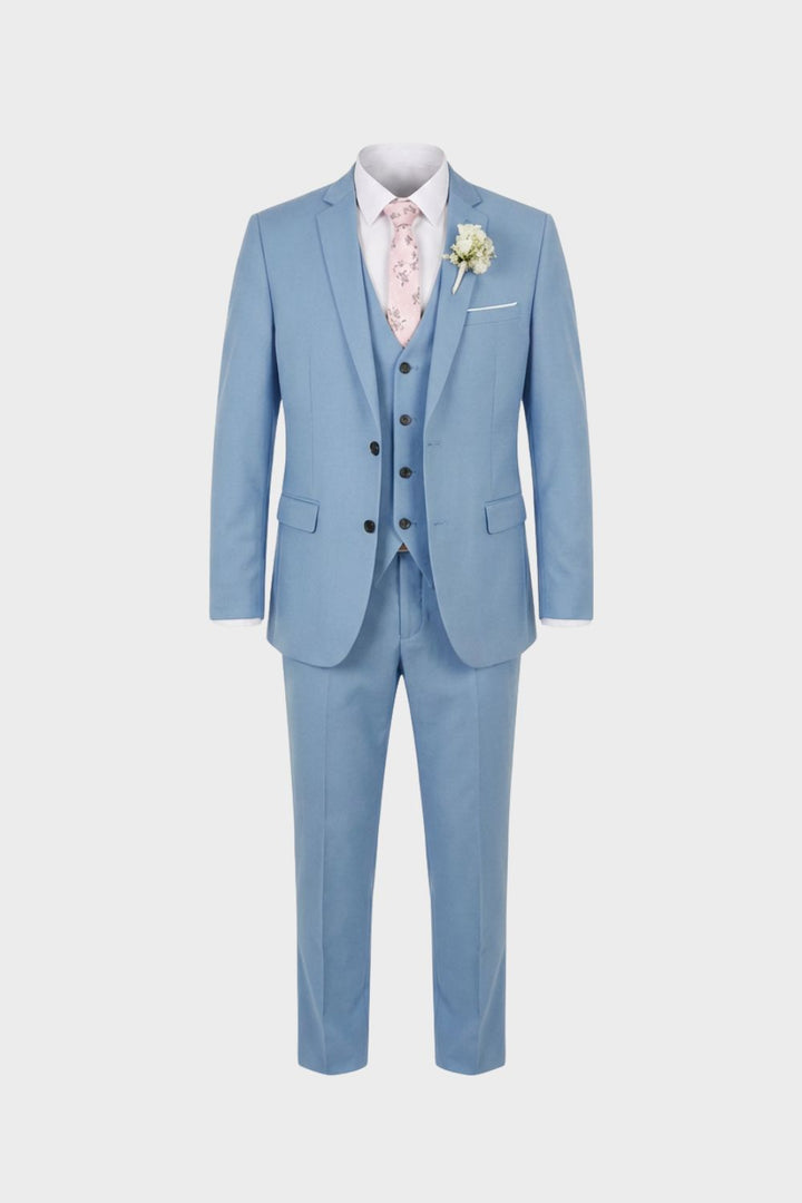 Costume de qualité homme 3 pièces avec gilet, parfait pour occasions spéciales.