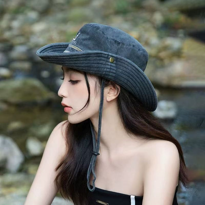 Chapeau Anti-UV Réglable - Protection Solaire pour Femme