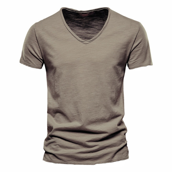 T-shirt Col V Homme - Élégance et Confort Quotidien