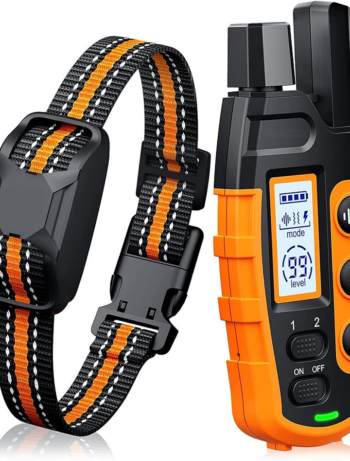 Collier Dressage Chien 1000m: Étanche, Rechargeable