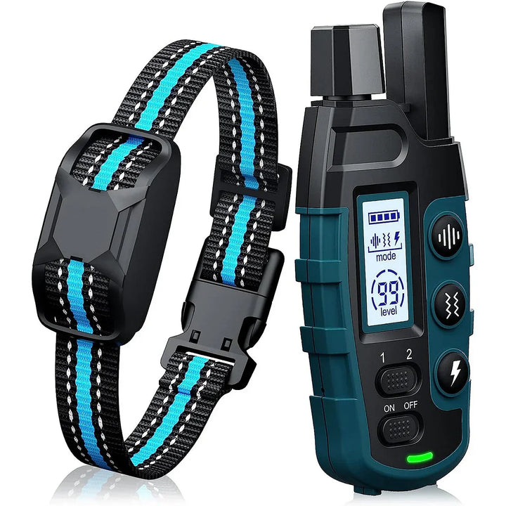 Collier Dressage Chien 1000m: Étanche, Rechargeable