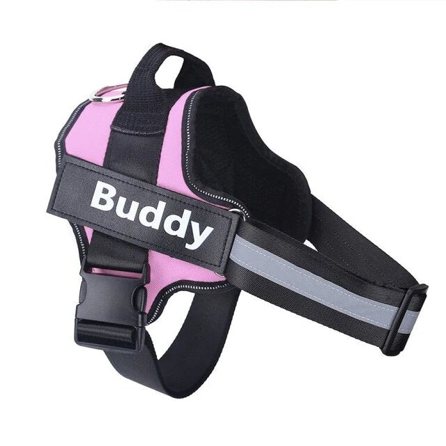 Harnais Anti-Traction pour Chien Personnalisable et Réfléchissant