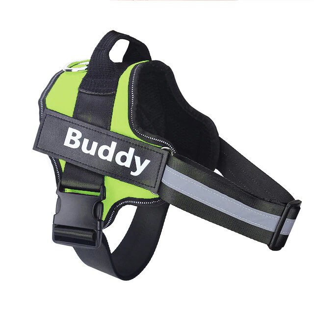 Harnais Anti-Traction pour Chien Personnalisable et Réfléchissant