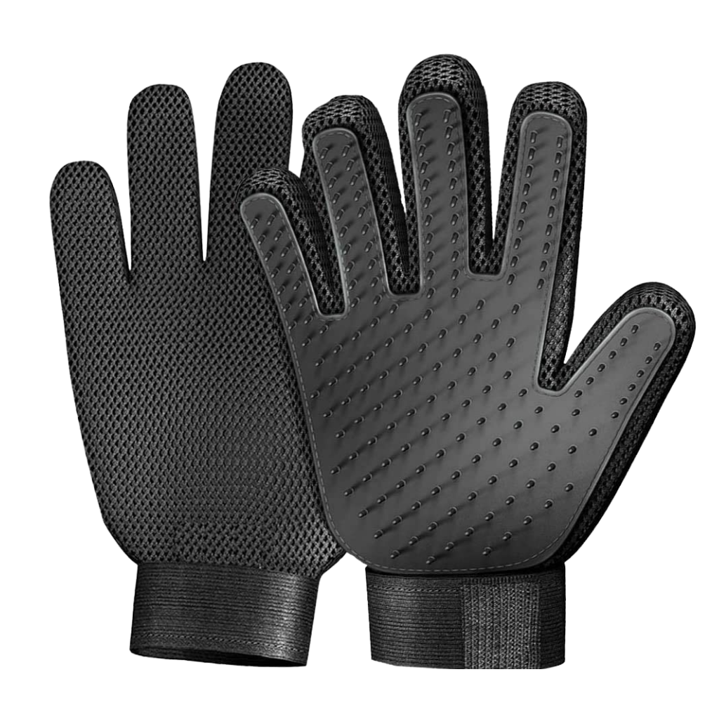 Gants de toilettage pour animaux 5 doigts respirants