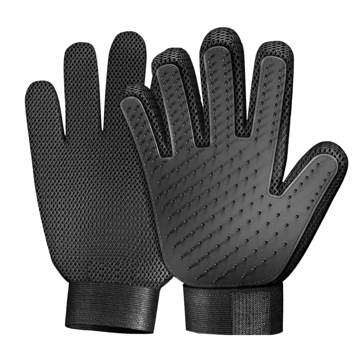 Gants de toilettage pour animaux 5 doigts respirants
