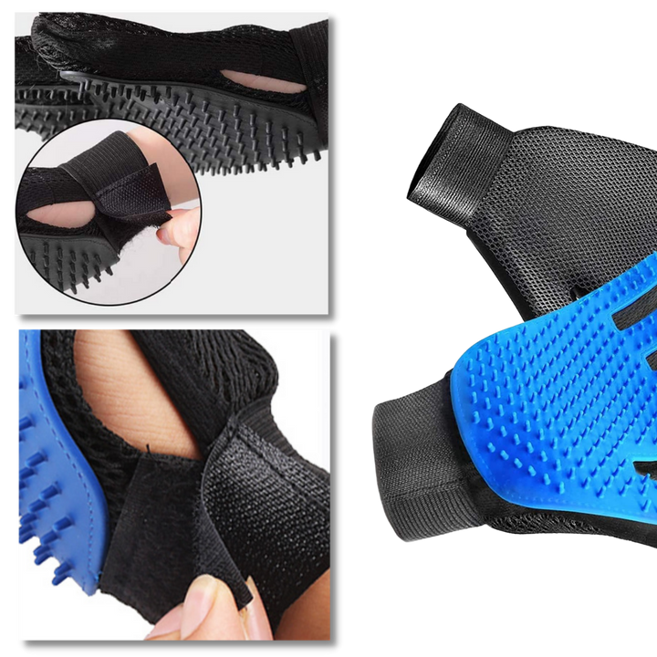 Gants de toilettage pour animaux (paire) - Ozerty