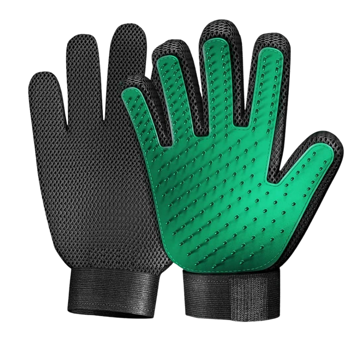 Gants de toilettage pour animaux 5 doigts respirants