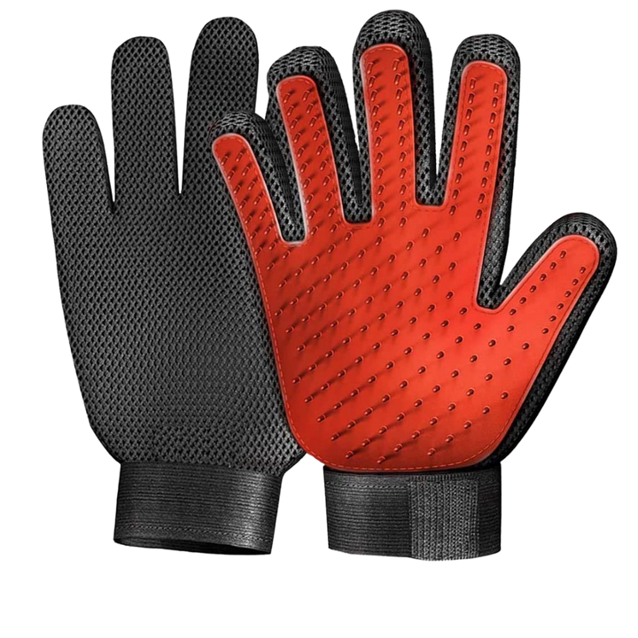 Gants de toilettage pour animaux 5 doigts respirants