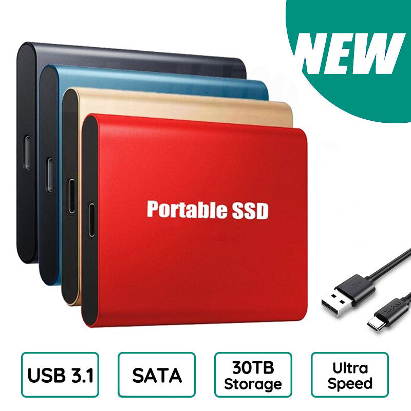 Externe Tragbare SSD: Ultra-Schnell 1050Mo/s