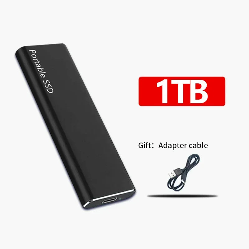 Disque dur externe ultra-rapide, SSD portable compact pour transferts de données éclair.