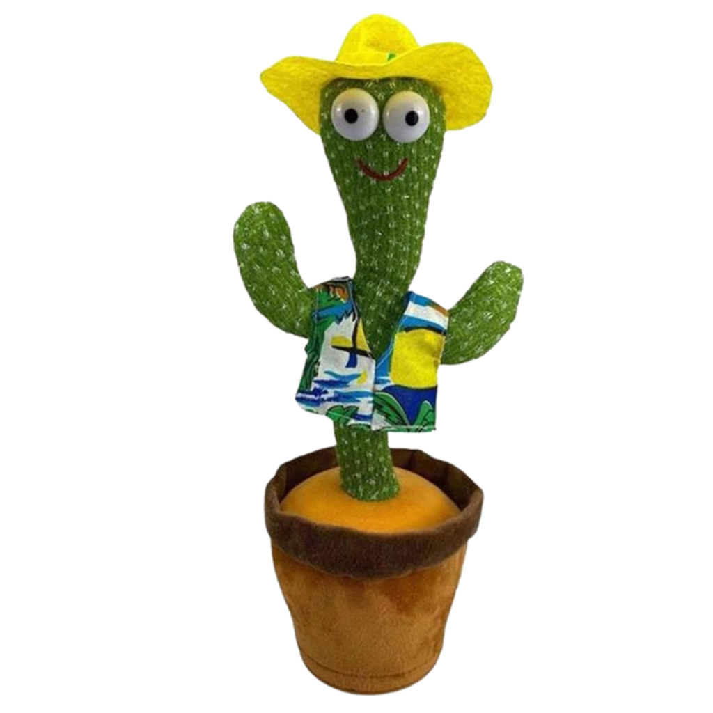 Dansende en pratende cactus knuffel
