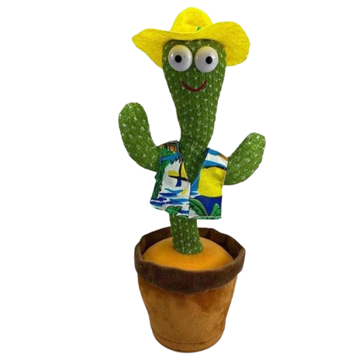 Dansende en pratende cactus knuffel
