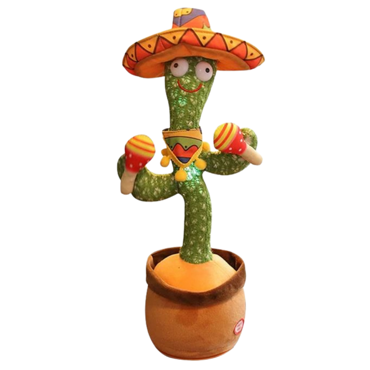 Dansende en pratende cactus knuffel
