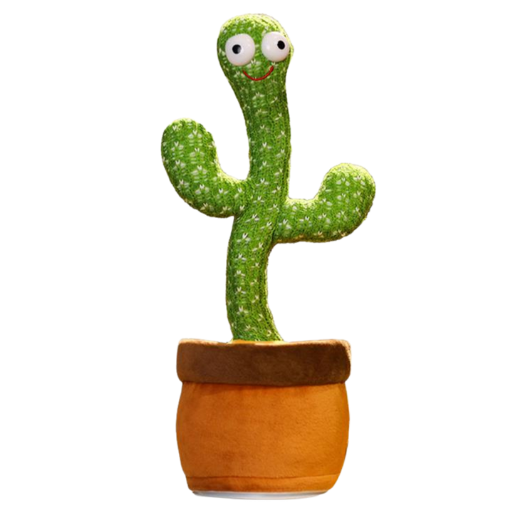 Dansende en pratende cactus knuffel