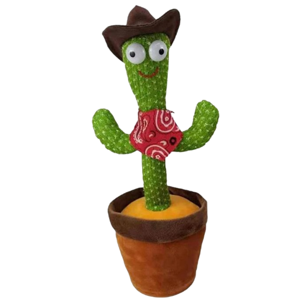Dansende en pratende cactus knuffel