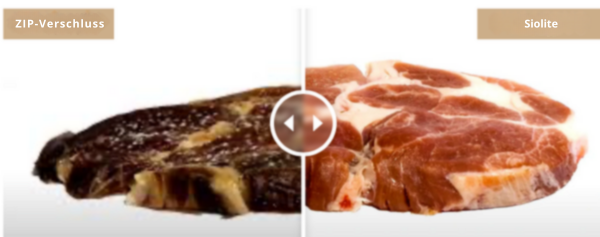 Solution anti-gaspillage : appareil sous-vide Siolite, conserve les restes et produits frais plus longtemps.