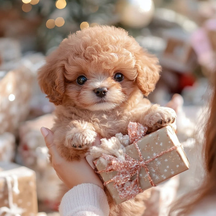 Adorable chiot en peluche réaliste, doux et câlin. Jouet enfant idéal.