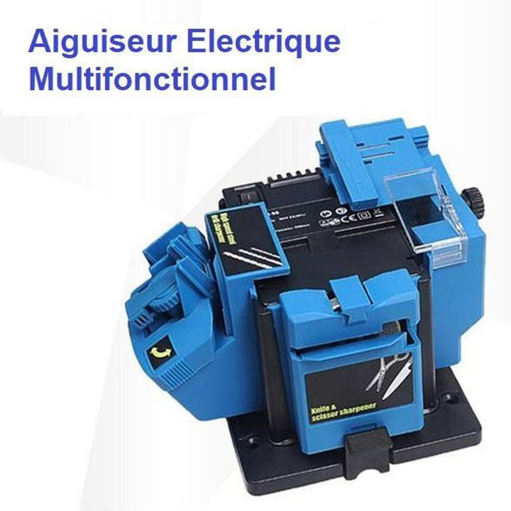 Blauwe en rode multifunctionele elektrische slijper