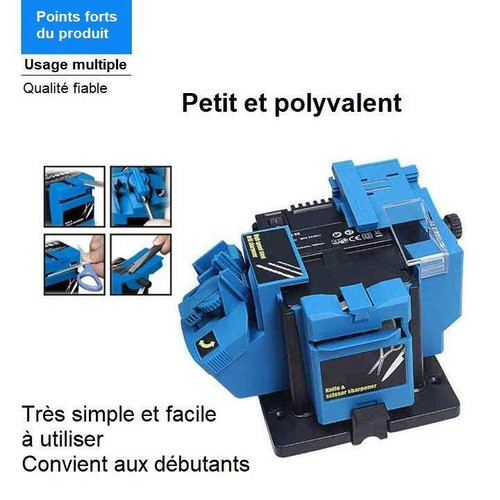 Blauwe en rode multifunctionele elektrische slijper