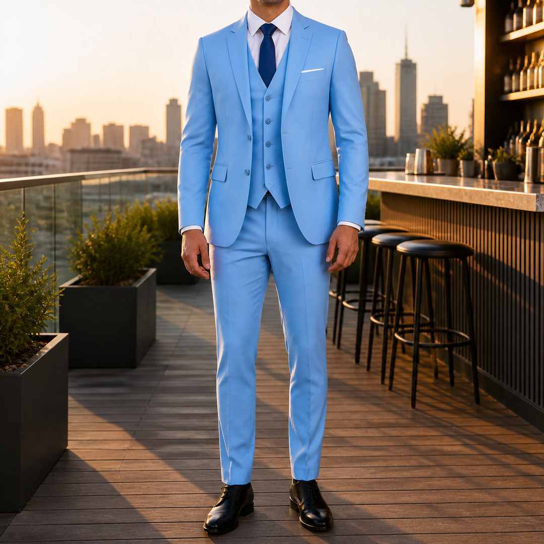 Costume élégant homme, idéal pour un look chic et professionnel.