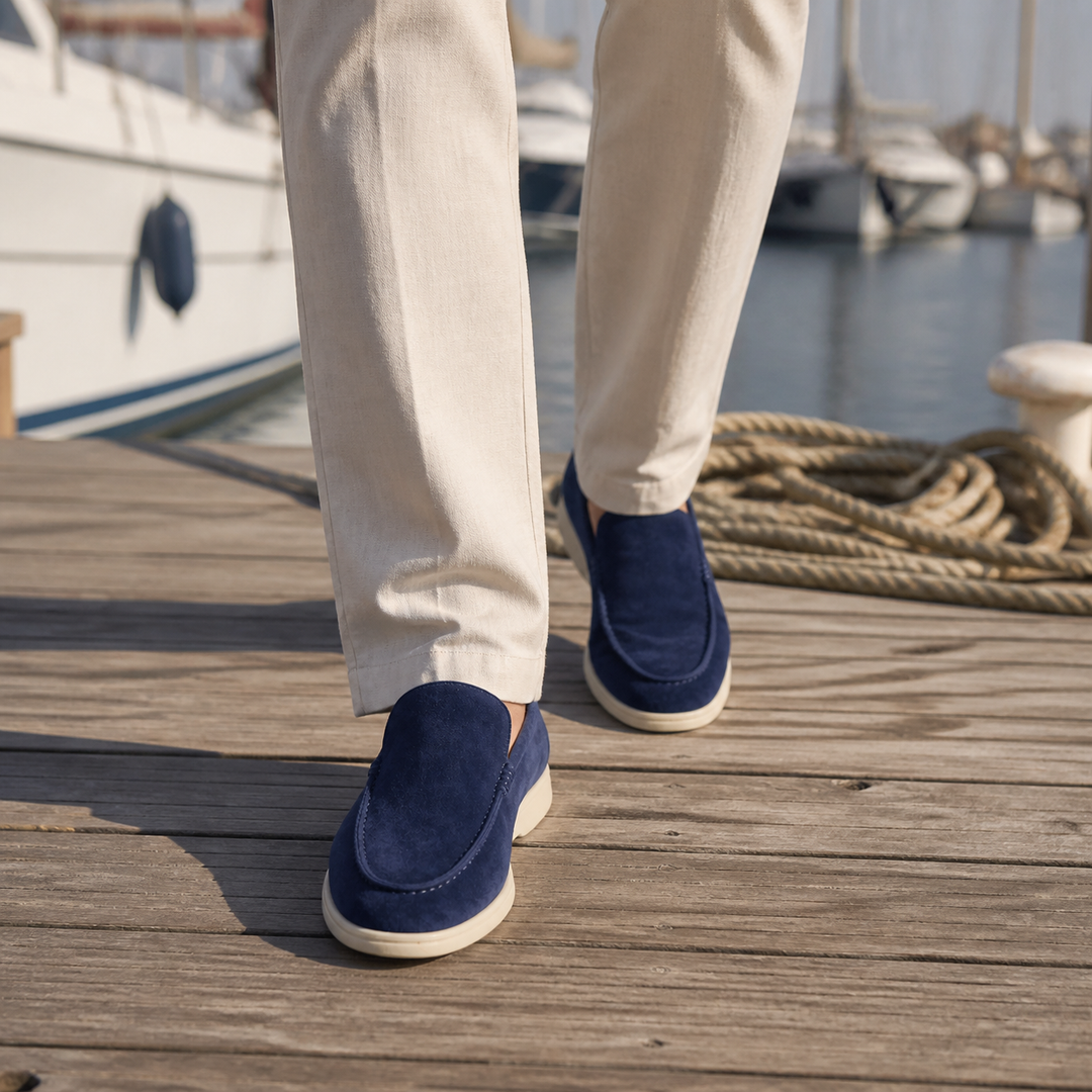 Mocassins homme noirs, confortables et élégants, parfaits pour un style pro ou casual.