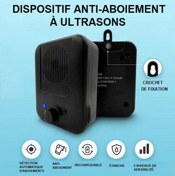 Dispositif Anti-aboiement À Ultrasons pour Chiens