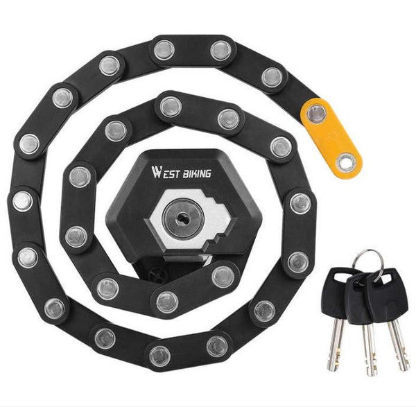 Antivol Vélo Pliable Sécurisé pour Homme et Femme